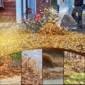 Dmuchawa Akumulatorowa Powietrzna Ręczna do Liści Kurzu Śniegu 400W 2 x Aku
