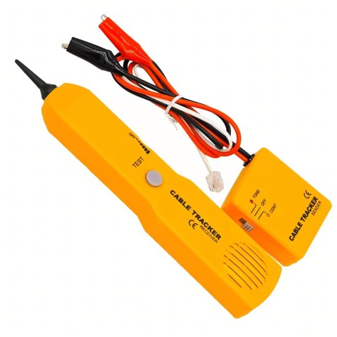 Wykrywacz Lokalizator Kabli Tester Sonda do Szukania Przewodów Rj11 Etui