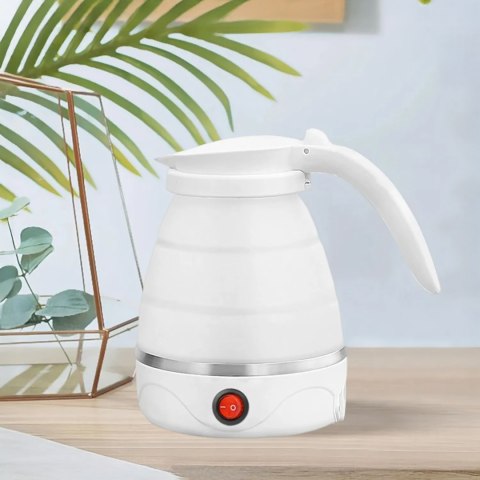Czajnik Turystyczny Elektryczny 600ml 600W Składany Podróżny Przenośny