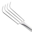 Grabki Ogrodowe Ogrodnicze Metalowe Pazurki do Grabienia Spulchniania 4 Zębne 106 cm