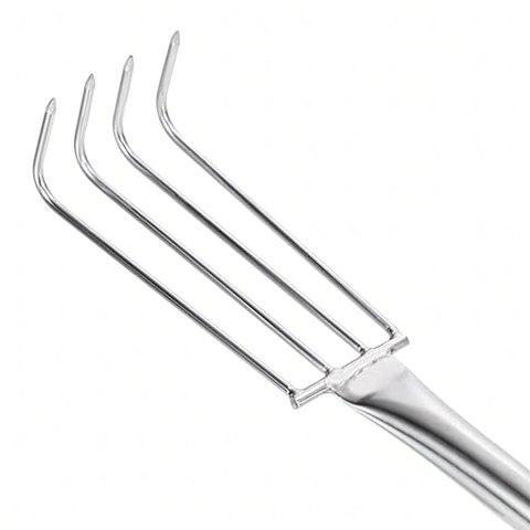 Grabki Ogrodowe Ogrodnicze Metalowe Pazurki do Grabienia Spulchniania 4 Zębne 106 cm