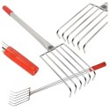 Grabki Ogrodowe Ogrodnicze Metalowe Pazurki do Grabienia Spulchniania 6 Zębne 106 cm
