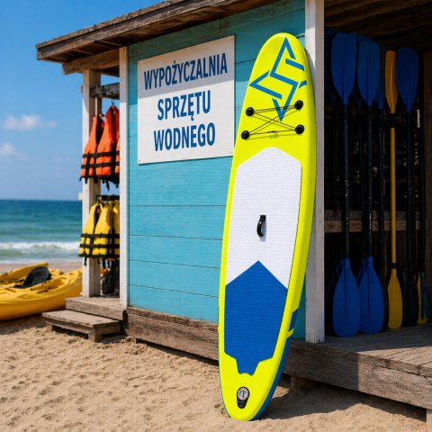 Deska Sup Paddle Board do Pływania Pompowana Standu Up + Akcesoria 305 cm