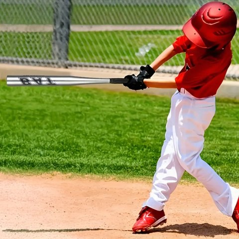 Kij Baseballowy Bejsbolowy Bat Aluminiowy 25" 64cm Treningowy Czerwony