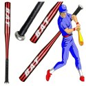Kij Baseballowy Bejsbolowy Bat Aluminiowy 25" 64cm Treningowy Czerwony