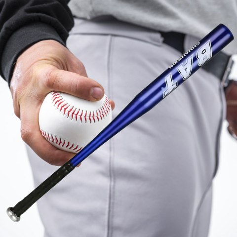 Kij Baseballowy Bejsbolowy Bat Aluminiowy 25" 64cm Treningowy Niebieski