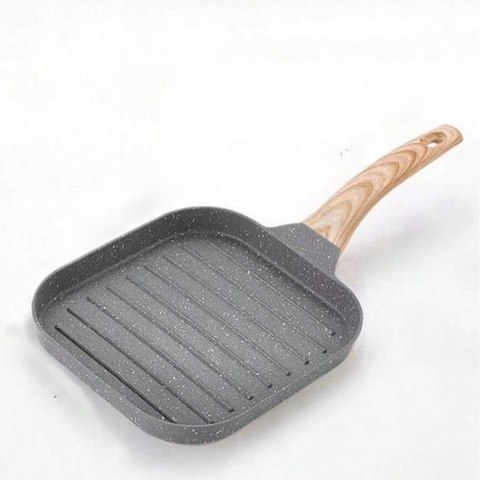 Patelnia Grillowa Turystyczna Biwakowa do Smażenia Grillowania Indukcja Gaz