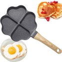 Patelnia do Smażenia Jajek Racuchów Pancakes Placków Indukcja Serduszka