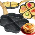 Patelnia do Smażenia Jajek Racuchów Pancakes Placków Indukcja Serduszka