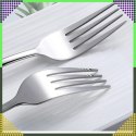 Zestaw Sztućców Nierdzewne Stalowe Srebrne 5 szt na Kemping Grill Survival