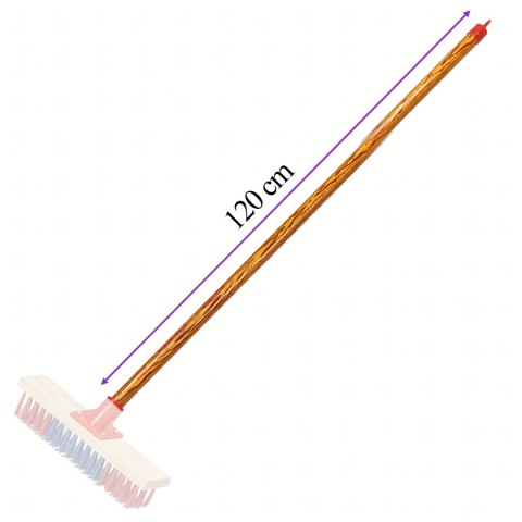 60x Kij Metalowy 120 cm Trzonek z Gwintem do Szczotki Miotły Zmiotki Ulicówki