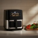 Frytkownica Beztłuszczowa Air Fryer 8L Frytownica 1700W 12 Programów Mocna