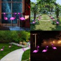 Lampa Lampka Solarna Ogrodowa Ozdobna Ozdoba Flaming Led Dekoracja 53 cm