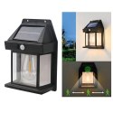 Lampa Solarna Led Latarnia Kinkiet Ogrodowy Elewacyjny z Czujnikiem Ruchu