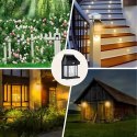 Lampa Solarna Led Latarnia Kinkiet Ogrodowy Elewacyjny z Czujnikiem Ruchu