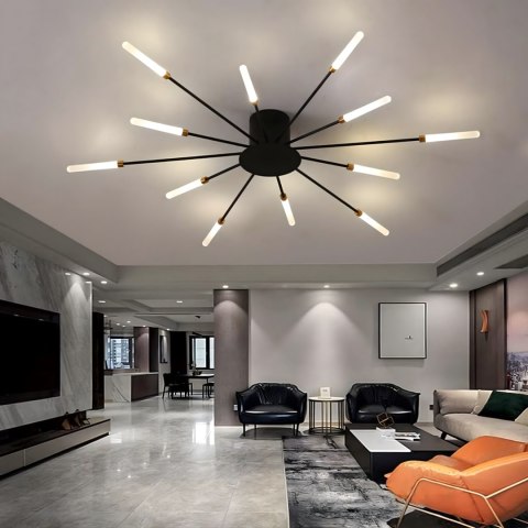 Lampa Sufitowa Led Żyrandol Fajerwerki Nowoczesna do Salonu Jadalni 12W