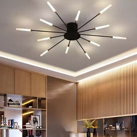 Lampa Sufitowa Led Żyrandol Fajerwerki Nowoczesna do Salonu Jadalni 12W