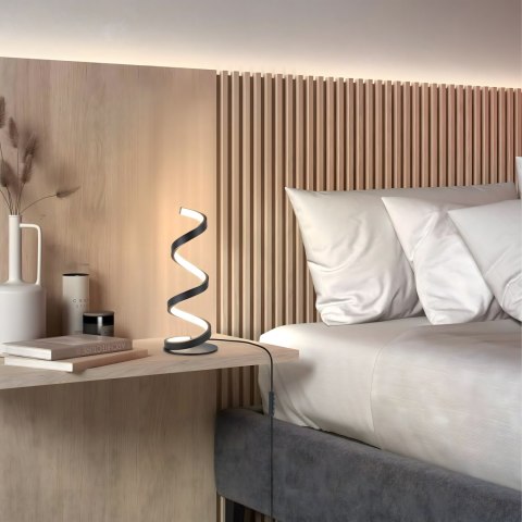 Led Spiralna Lampka Nocna Lampa Stołowa Oświetlenie Dekoracyjne do Sypialni