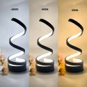 Led Spiralna Lampka Nocna Lampa Stołowa Oświetlenie Dekoracyjne do Sypialni