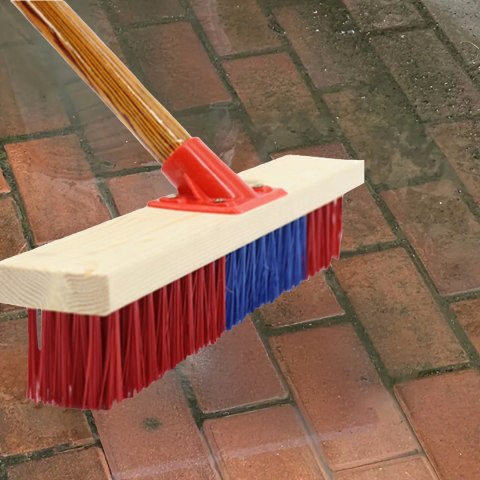 Szczotka Gospodarcza Zamiatacz Miotła Ulicówka Zmiotka 60 cm Mocne Włosie
