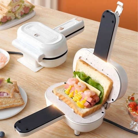 Toster Opiekacz do Kanapek Tostów Sandwich 700W Nieprzywierająca Powłoka