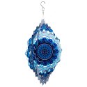 Wisząca Błystka Ozdoba Łapacz Wiatrowa 12" Mandala 3D do Ogrodu Pokoju