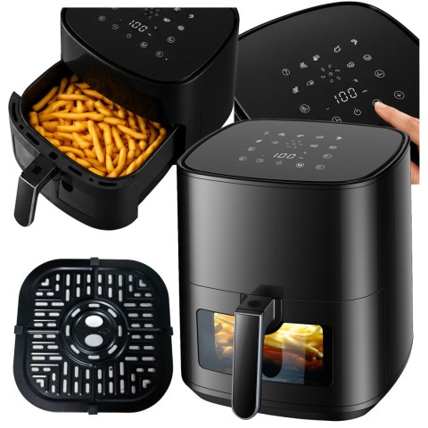 Frytkownica Beztłuszczowa Air Fryer 5L Frytownica 1500W 9 Programów Mocna