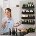 Półka Magnetyczna na Lodówkę Pralkę Przyprawy Haczyki Organizer Kuchenny 2szt