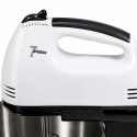 Robot Kuchenny Mikser Ręczny Mocny z Stalową Misą 7 Prędkości 100W Końcówki
