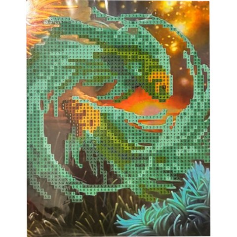DIAMOND PAINTING HAFT DIAMENTOWY MOZAIKA ZESTAW SZTALUGA 15x20cm DLA DZIECI