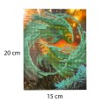 DIAMOND PAINTING HAFT DIAMENTOWY MOZAIKA ZESTAW SZTALUGA 15x20cm DLA DZIECI