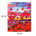 DIAMOND PAINTING HAFT DIAMENTOWY MOZAIKA ZESTAW SZTALUGA 15x20cm DLA DZIECI