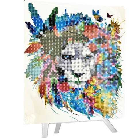 DIAMOND PAINTING HAFT DIAMENTOWY MOZAIKA ZESTAW SZTALUGA 21x25cm DLA DZIECI