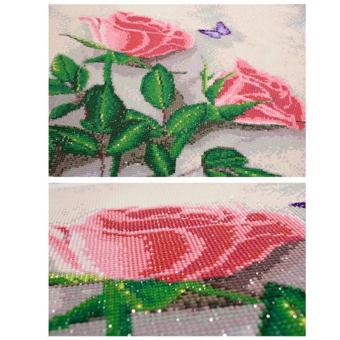 DIAMOND PAINTING HAFT DIAMENTOWY MOZAIKA ZESTAW SZTALUGA 21x25cm DLA DZIECI