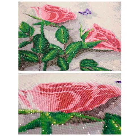 HAFT DIAMENTOWY 17,5x17,5 DIAMOND PAINTING MOZAIKA DIAMENTOWA OBRAZ Z RAMKĄ