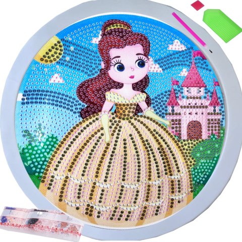 HAFT DIAMENTOWY 20x20 DIAMOND PAINTING MOZAIKA DIAMENTOWA OBRAZ Z RAMKĄ