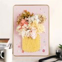 ZESTAW KREATYWNY DO STRING ART PRZEPLATANKA HAFT OBRAZ LED W RAMCE 21x30 CM