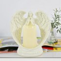 24 x Figurka Dekoracyjna Świecznik Świeca Ozdoba Anioł Aniołek Led Święta Ogród 21cm