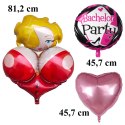 Zestaw Balonów na Wieczór Kawalerski Cycolina Przyjęcia 6 szt