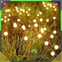 Lampa Solarna 2 Sztuki Wbijana Ogrodowa 6 Led Czujnik Zmierzchu Firefly