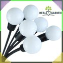 Lampa Solarna 2 Sztuki Wbijana Ogrodowa 6 Led Czujnik Zmierzchu Firefly