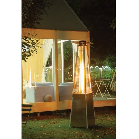 Parasol Grzewczy Gazowy Promiennik Ogrzewacz 13 KW 227cm Zestaw z Pokrowcem