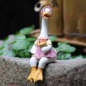Figurka Figurki Ogrodowe Ozdobne Dekoracja Ogrodowa Para Kaczek 2 szt