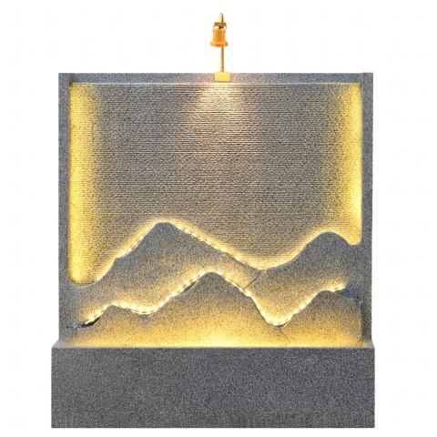 Fontanna Ściana Ścianka Wodna Dekoracyjna Ogrodowa Domowa Duża 139x125x45cm