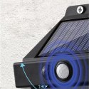 Lampa Solarna Led Podwójna Kinkiet Ogrodowy Elewacyjny z Czujnikiem Ruchu
