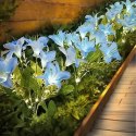Lampa Solarna Ogrodowa Wbijna Kwiat Lilii Lilia Ozdoba Kwiaty Solarne Led