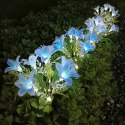 Lampa Solarna Ogrodowa Wbijna Kwiat Lilii Lilia Ozdoba Kwiaty Solarne Led
