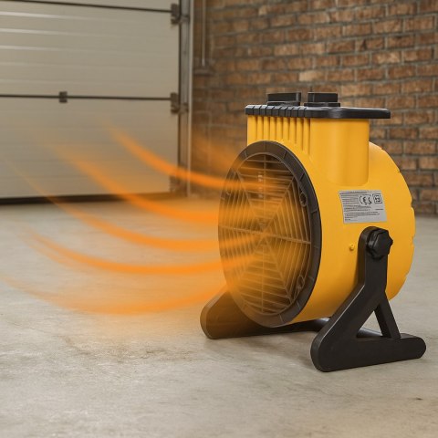 Nagrzewnica Elektryczna Dmuchawa 2kW Farelka Grzejnik Termostat 2000W