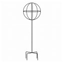 Pergola Ogrodowa Tarasowa Metalowa Podpora do Pnączy Róż Kwiatów 50x10cm Czarna