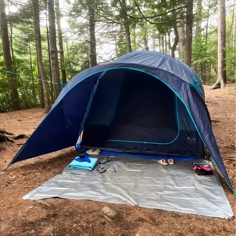 Plandeka Płachta Ochronna UV 6x8m 120g Okryciowa Mocna Uniwersalna